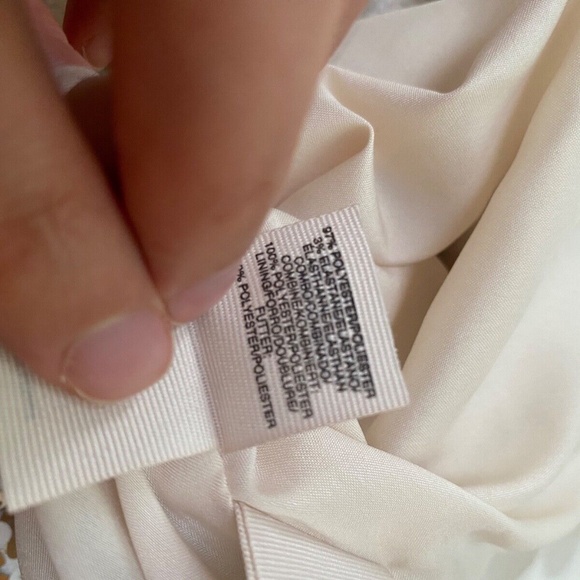 Rachel Roy Women’s Party Sequins Sleeveless Pockets Gold Beige Dress Size L - Picture 7 of 15